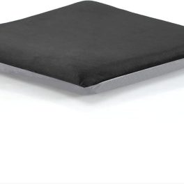 Augld Square Chair Seat Cushion Memory Foam Chair Cushion for Kitchen, Dining,Office or Car 16x16 in Black